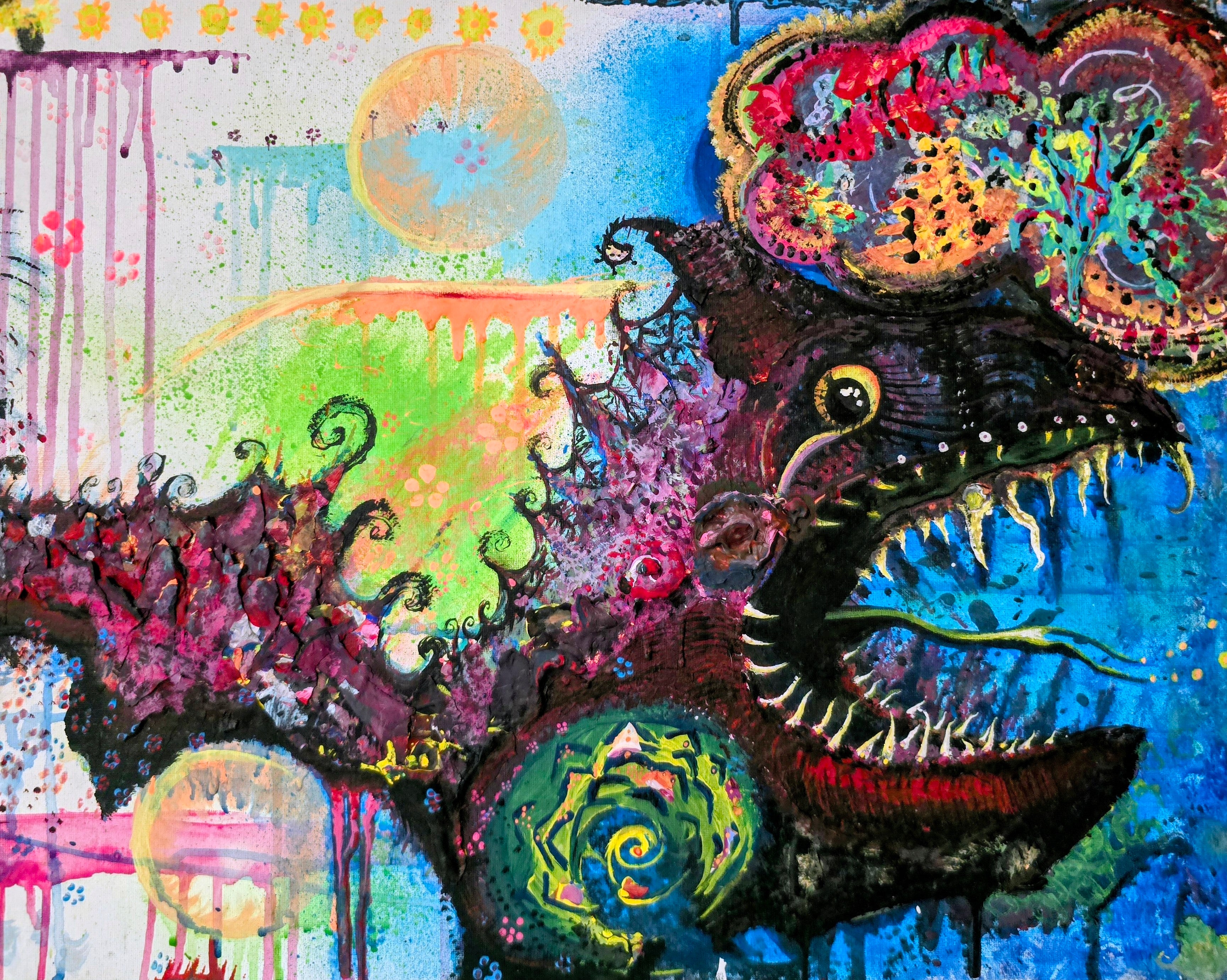 Bi-Polar Monster Print Small